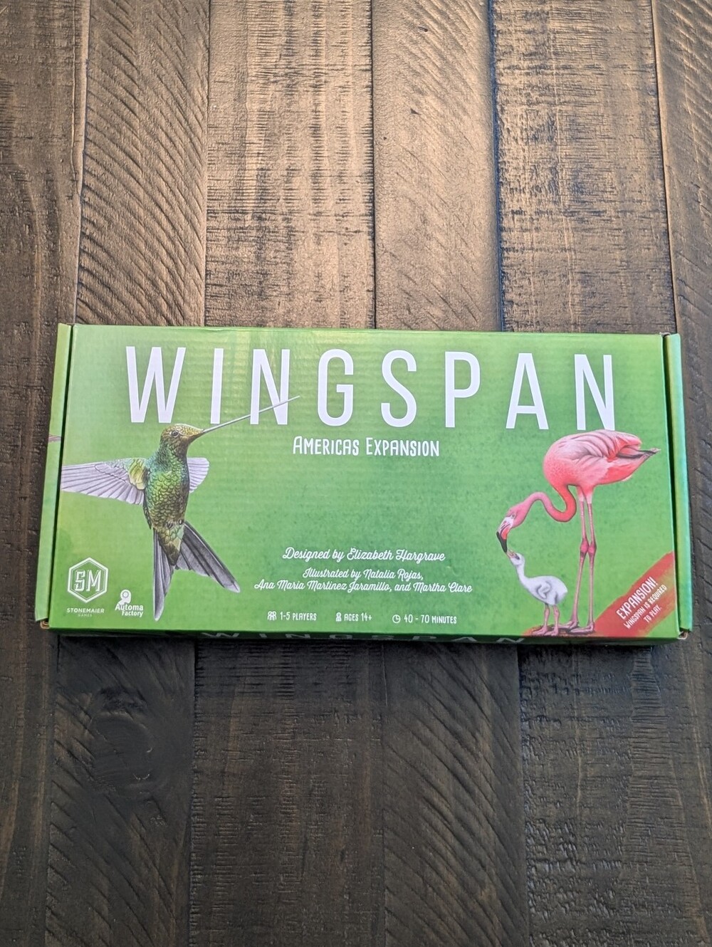 NIB Stonemaier Games Wingspan Americas Expansion New